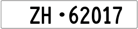 Truck License Plate